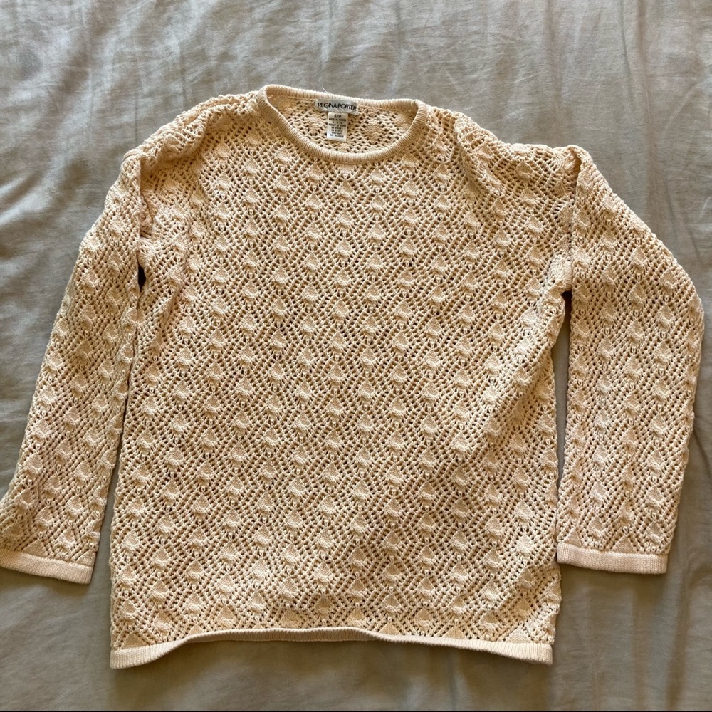 Vintage Cotton loose knit sweater
